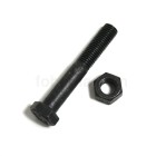 8,8 5/16 x 2" Baut Mur Baja 8.8 Hitam Hexagonal UNF (Drat ...