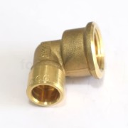 Elbow Male Cincin Pipa 1/2 x 1/2 Kuningan - Brass Compression ...