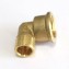 Elbow Male Cincin Pipa 1/2 x 1/2 Kuningan - Brass Compression Fitting 1