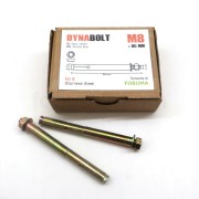 M8 x 85 mm Dynabolt Isi 12 Pcs Besi Kuning