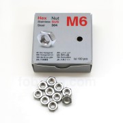 Mur HEX M6 Stainless Steel 304 Segienam