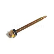 Sekrup Drilling Besi Kuning Flange + Ring Hitam / Sekrup ...