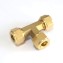 Tee Cincin Pipa 1/2 x 1/2 Kuningan - Brass Compression Fitting 3