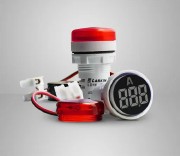 LD16-22DA Pilot Lamp LED dan Ampere Meter Digital