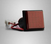 LD16-22VAHZ Pilot Lamp LED dengan Ampere, Volt, dan Hertz Meter