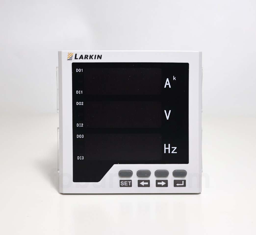 larkin-lruif33-digital-panel-meter-a-v-hz-single-phase-ct-50-ampere