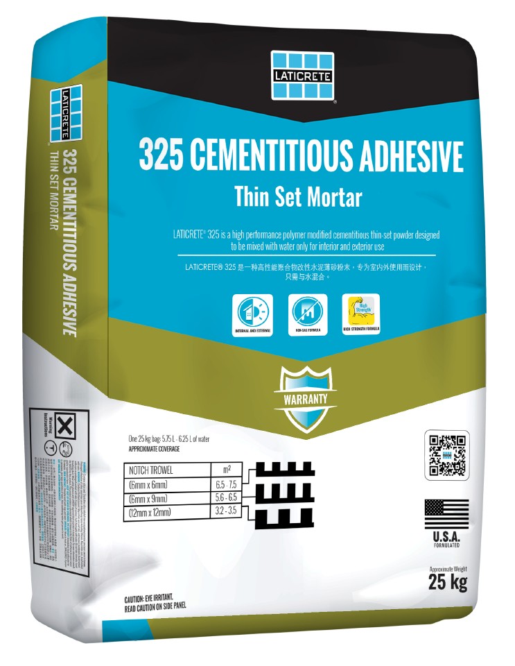 325 Cemntitious Adhesive (C2TE) / Semen Perekat Ubin & Batu Alam 1