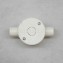 Lesso CIRCULAR WAY / STRAIGHT - Fitting PVC Conduit, 2 Way Through Box, Size 65 x 40 / 2I / 20 1