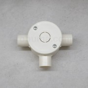 Fitting PVC Conduit, 3 Way Tee Box (with cover), Size 65 x 40 / ...