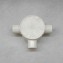 Lesso Fitting PVC Conduit, 3 Way Tee Box (with cover), Size 65 x 40 / 3 / 20, White Color 2