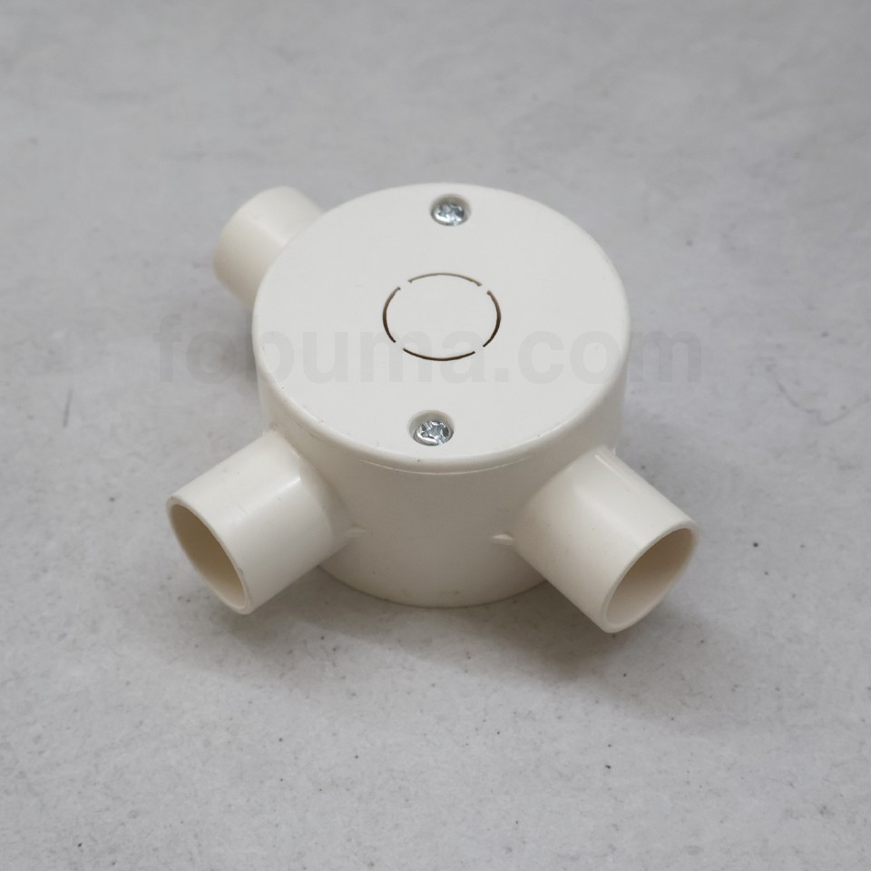 Lesso Pvc Round Boxes Jual Lesso 3 Way Tee Box