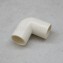 Lesso Fitting PVC Conduit, 90 Elbow, Diameter Size 20mm, White Color 2