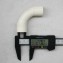 Lesso Fitting PVC Conduit, 90 Long Sweep Bend, Size 20, White Color 2