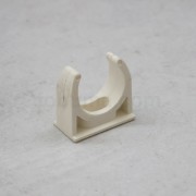Fitting PVC Conduit, Clamp, Size 25, White color