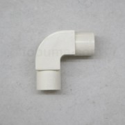 Fitting PVC Conduit, Elbow With Cover, Size 20, White color