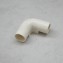 Lesso Fitting PVC Conduit, Elbow With Cover, Size 20, White color 2