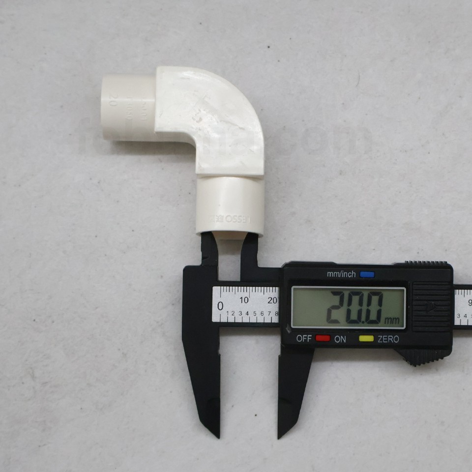 lesso-fitting-pvc-conduit-elbow-with-cover-size-20-white-color