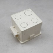 Fitting PVC Conduit, Gang Box, Size 77 x 77 / 20 - 60, White ...