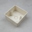 Lesso Fitting PVC Conduit, Gang Box, Size 86 x 86 / 20 25 - 40, White Color 2