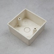Fitting PVC Conduit, Gang Box, Size 86 x 86 / 20-46, White Color