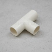 Fitting PVC Conduit, Tee, Size 20, White Color