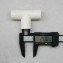 Lesso Fitting PVC Conduit, Tee, Size 20, White Color 3