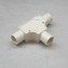 Lesso Fitting PVC Conduit, Tee with Cover, Size 20, White Color 1