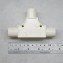 Lesso Fitting PVC Conduit, Tee with Cover, Size 20, White Color 3