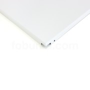 Metal Ceiling Clip-In Plain White 60 x 60 cm Aluminium