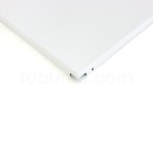 Metallux Metal Ceiling Clip-In Plain White 60 x 60 cm Aluminium