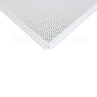 Metallux Metal Ceiling Lay-In Perforated White 60 x 60 cm Aluminium
