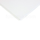 Panel 0,6 mm Metallux Metal Ceiling Lay-In Plain White 60 cm x ...