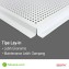Metallux Metal Ceiling Lay-In Plain White 60 cm x 60 cm Aluminium 4