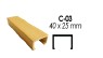 Milan Ecowood Ceiling Kayu WPC C03-KM 2
