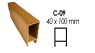 Milan Ecowood Ceiling Plafon Kayu WPC C-09 2