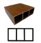 Milan Ecowood Timber Tube T06-G / Partisi Dinding Kisi Kisi 2