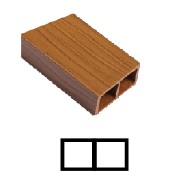 Timber Tube T15-KM / Partisi Dinding Kisi Kisi