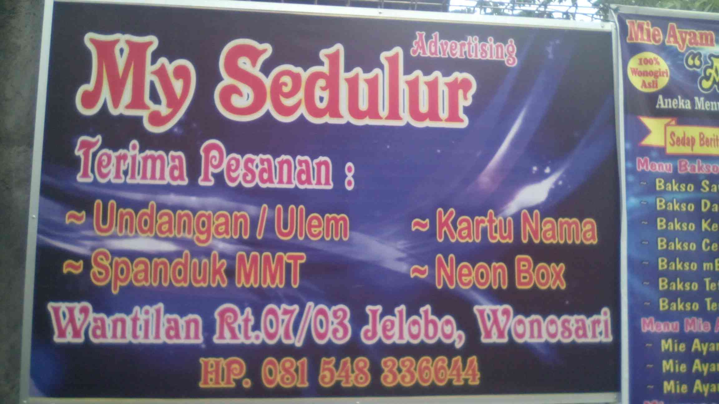 My Sedulur Advertising
