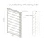 Panellux Jalusi Tipe Kecil Kisi-Kisi / Louver Zincalume 2