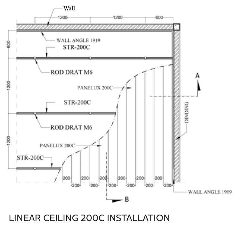 panellux-linear-ceiling-200c-plain-aluminium
