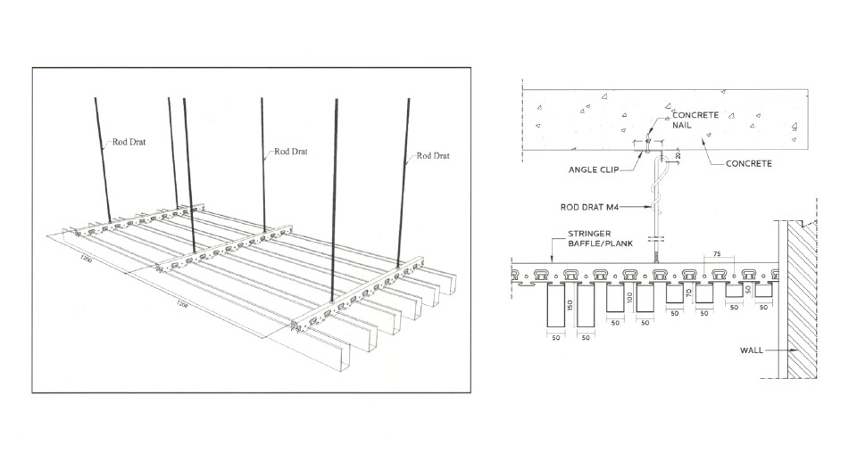 panellux-plank-baffle-ceiling-lebar-5-cm-putih-dengan-rangka