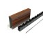 Panellux Plank Baffle Ceiling Lebar 3 cm Woodgrain dengan Rangka 1