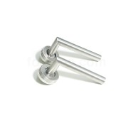RLK 02-0003 22MM SS Lever Handle Roses Stainless Steel