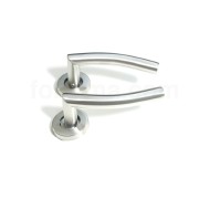 RLK 02-006 SS Lever Handle Roses Stainless Steel / Handle Pintu