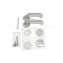 Reallock RLK 02-016 19MM SS Lever Handle Roses Stainless Steel / Handle Pintu 3