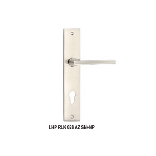 Reallock RLK 028 AZ SN+NP Lever Handle Plate 3