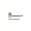 Reallock RLK 02-84030 SS. R. Oval Lever Handle Roses Stainless Steel 1