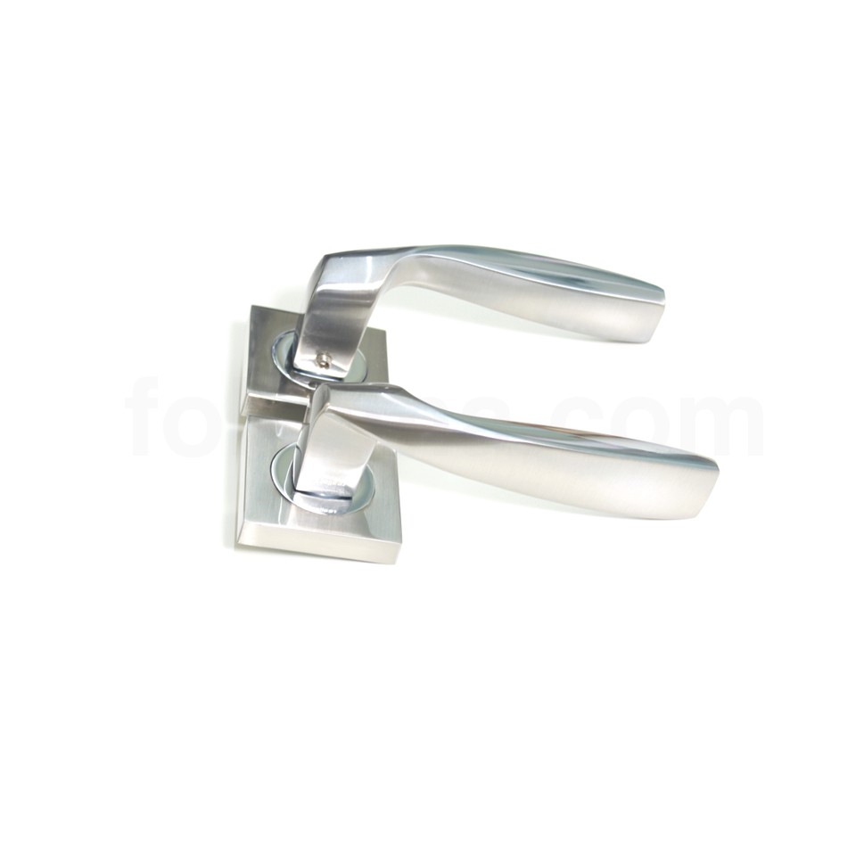 Reallock RLK 596 SN+CP Lever Handle Roses / Handle Pintu 1