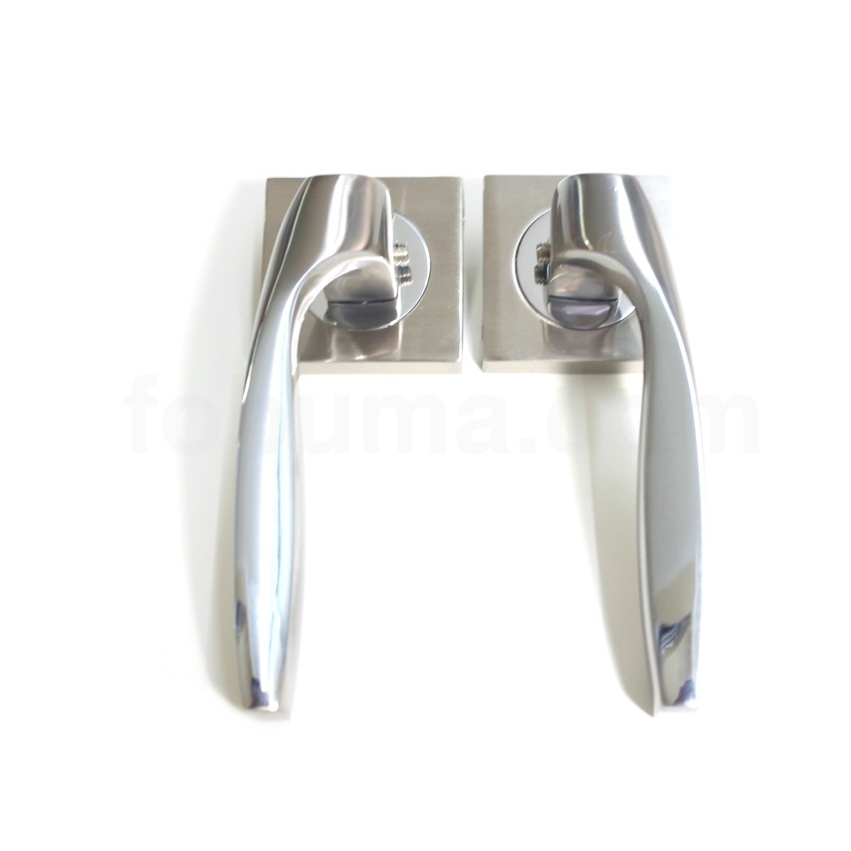 Reallock RLK 596 SN+CP Lever Handle Roses / Handle Pintu 2