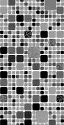 Ceramic I52E0006 Inserto Rhapsody Cubes 25x50